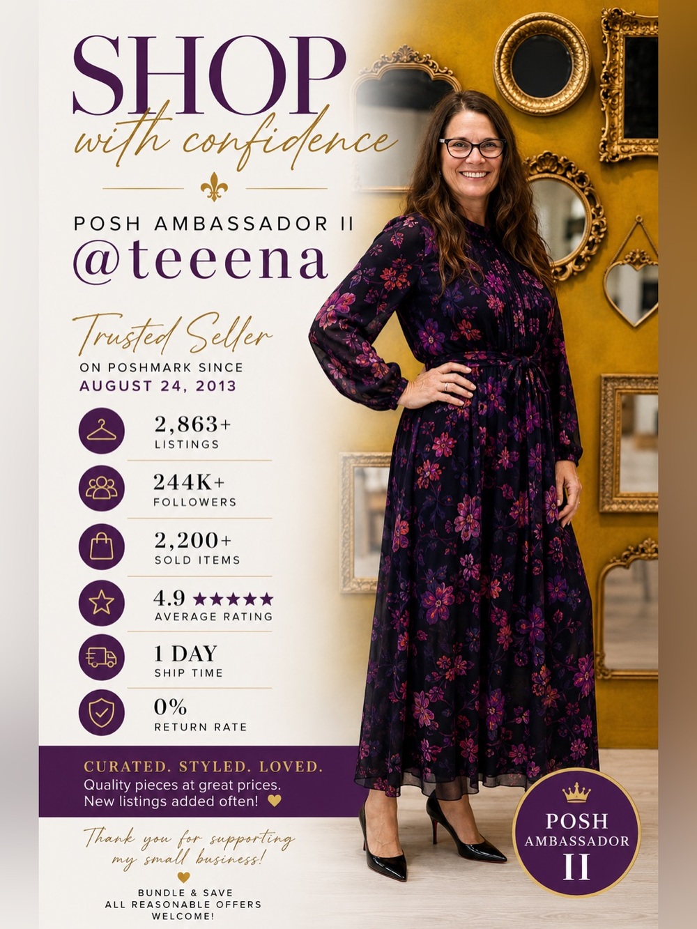 ✨WOW•✨
check out my new inventory 
♥️POSH AMBASSADOR♥️